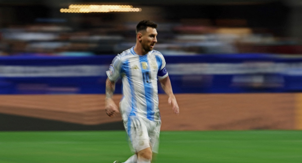 Lionel Messi; Selección Argentina vs. Canadá; Copa América 2024. Foto: Reuters.