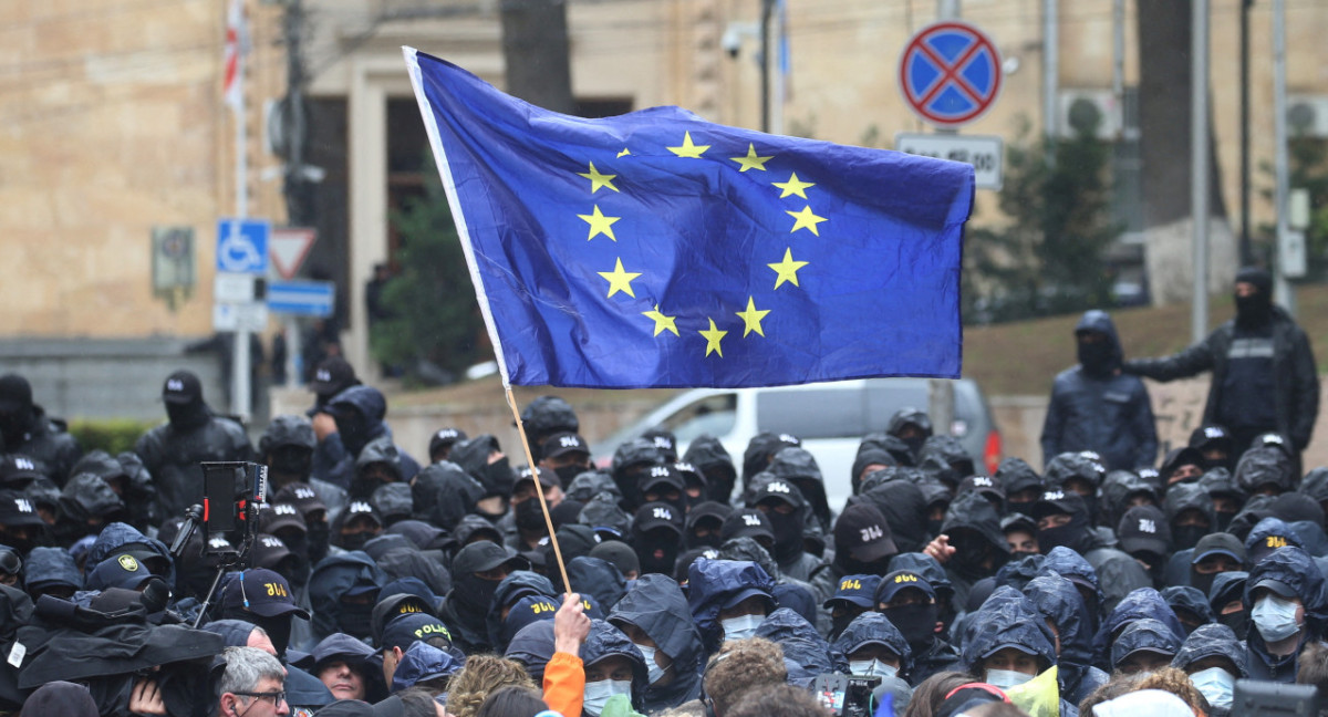 Bandera de la Unión Europea. Foto: Reuters.