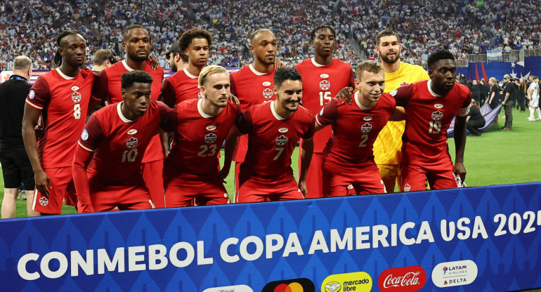 La Selección de Canadá en la Copa América 2024. Foto: Reuters.