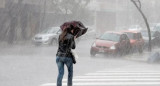 Lluvias en Buenos Aires. Foto: NA.