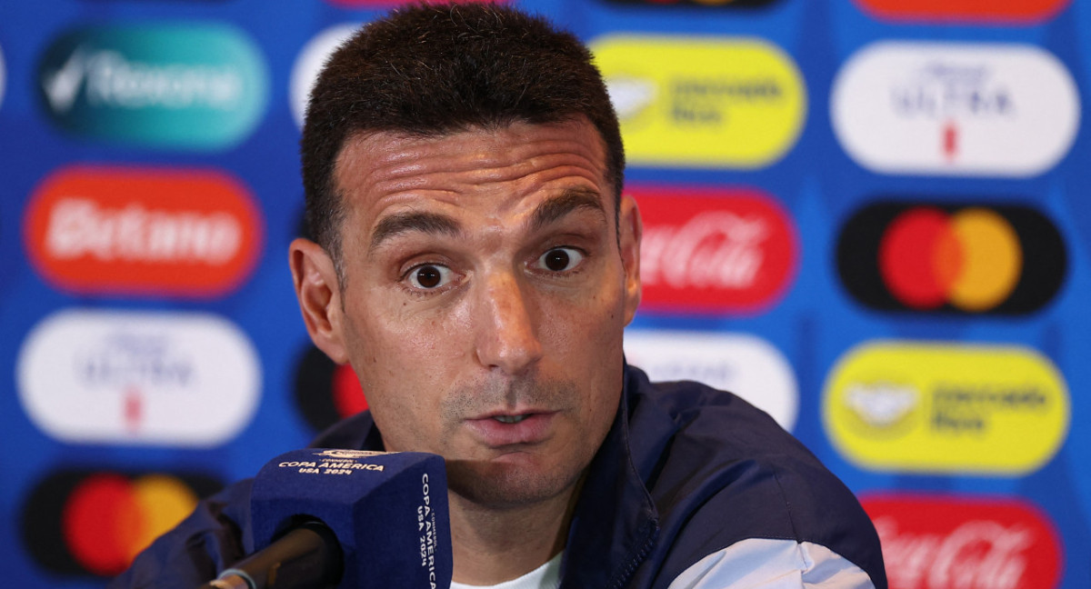 Lionel Scaloni; Copa América 2024. Foto: Reuters
