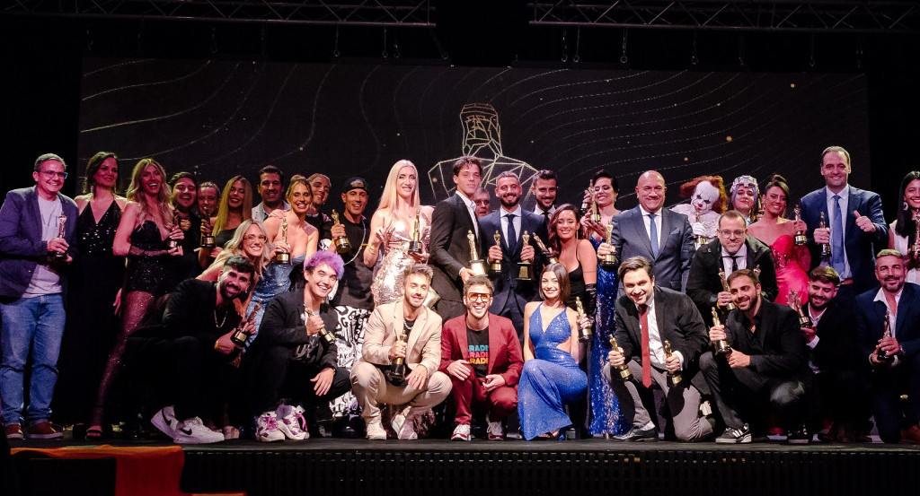 Ganadores del Martín Fierro Digital edición 2023. Foto: Five Pro Events