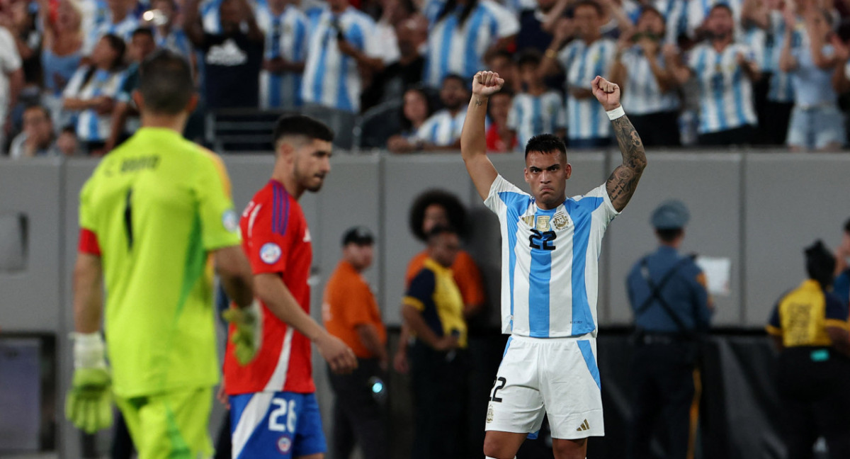 Lautaro Martínez, Selección Argentina, Copa América. Foto: Reuters