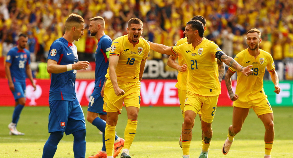 Rumania vs Eslovaquia, Eurocopa. Foto: Reuters