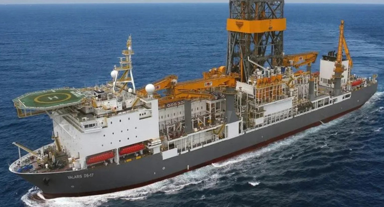 La primera exploración offshore en busca de hidrocarburos dio negativo. Foto: NA.