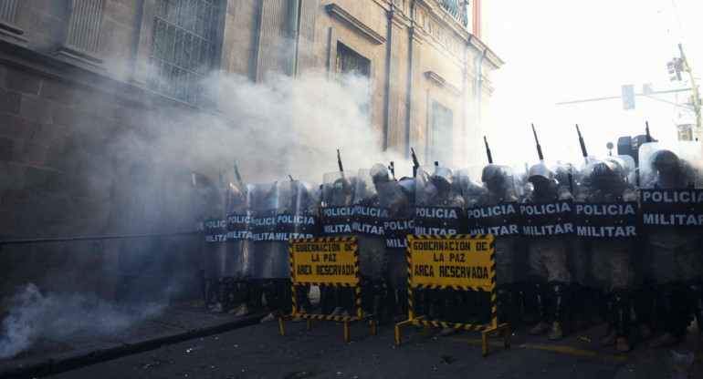 Intento de golpe de Estado en Bolivia. Foto: Reuters.