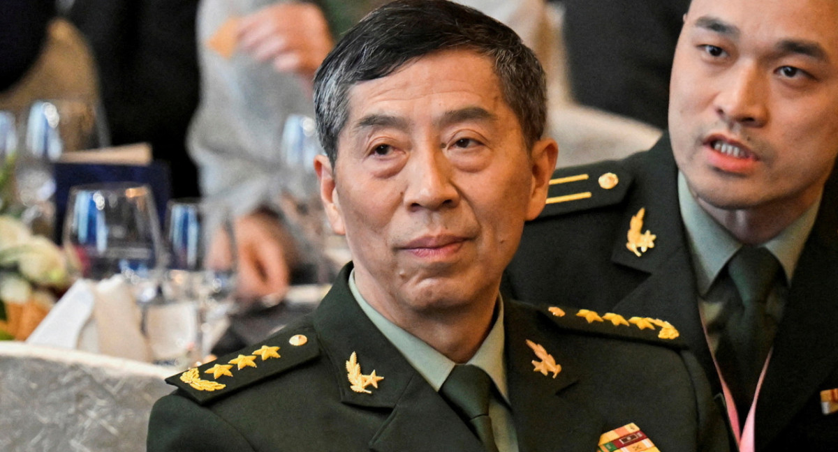 Li Shangfu, exministro de Defensa de China. Foto: Reuters.