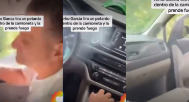 El insólito video viral del Turco García. Foto: Captura.