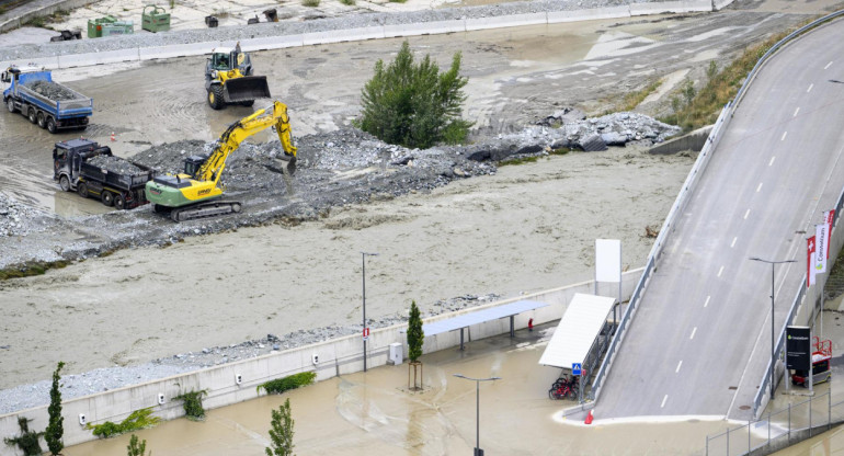 Inundaciones en Suiza