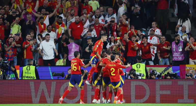 España vs. Georgia; Eurocopa 2024. Foto: Reuters.