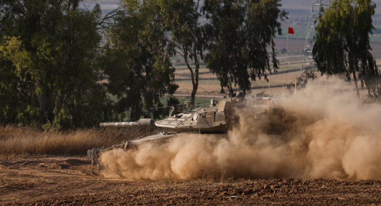 Israel; Tanques de guerra. Foto: Reuters.
