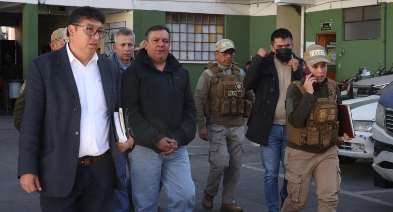 Marcelo Zegarra, uno de los militares arrestados por el intento golpe de Estado en Bolivia. Foto: EFE