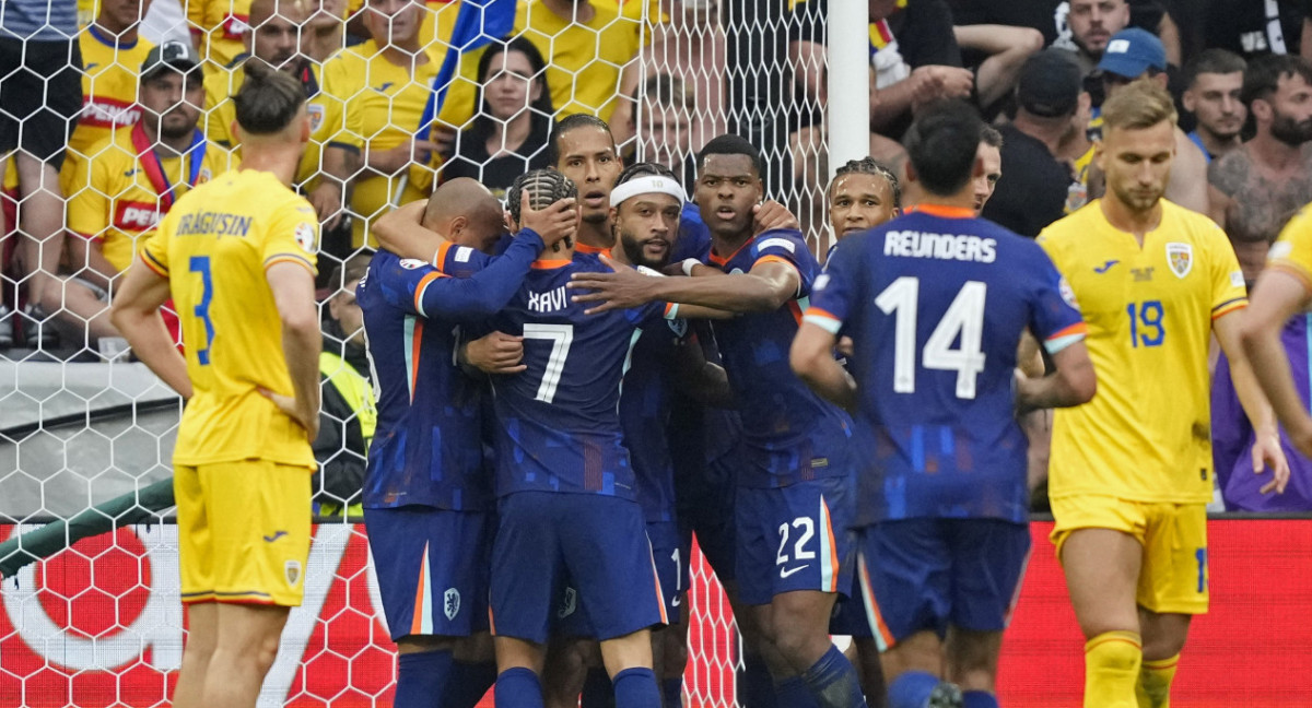 Países Bajos vs Rumania, Eurocopa. Foto: Reuters