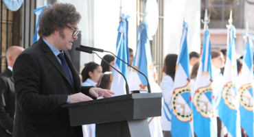 Javier Milei presentó el Plan Nacional de Alfabetización. Foto: prensa