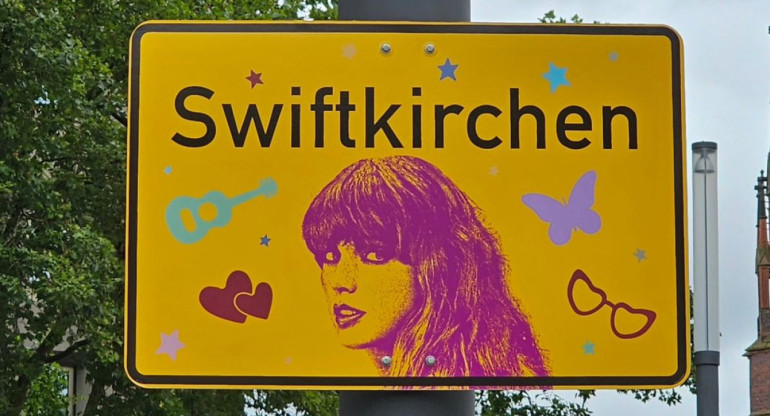 Una ciudad alemana cambia su nombre por la visita de Taylor Swift. Foto: Instagram.