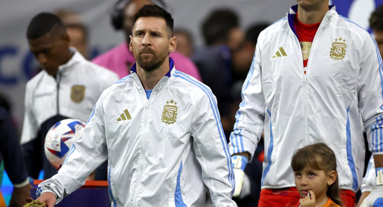 Lionel Messi en la Selección Argentina, Copa América 2024. Foto: Reuters.