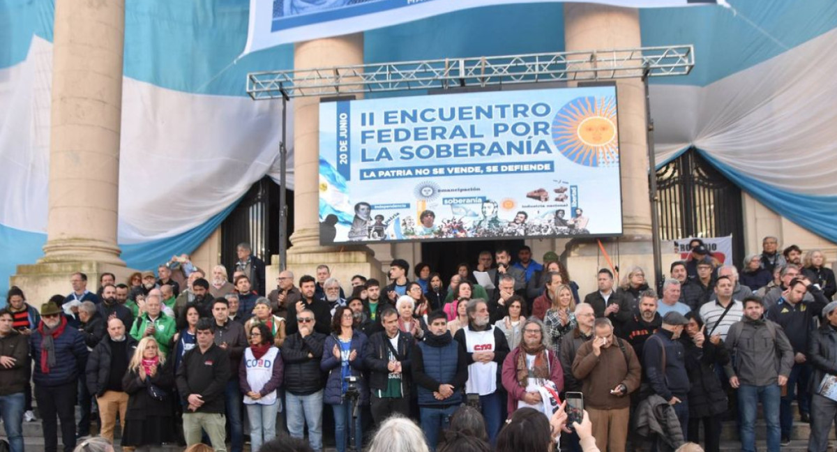 Encuentro Federal por la Soberanía. Foto: @encuentroporlasoberania