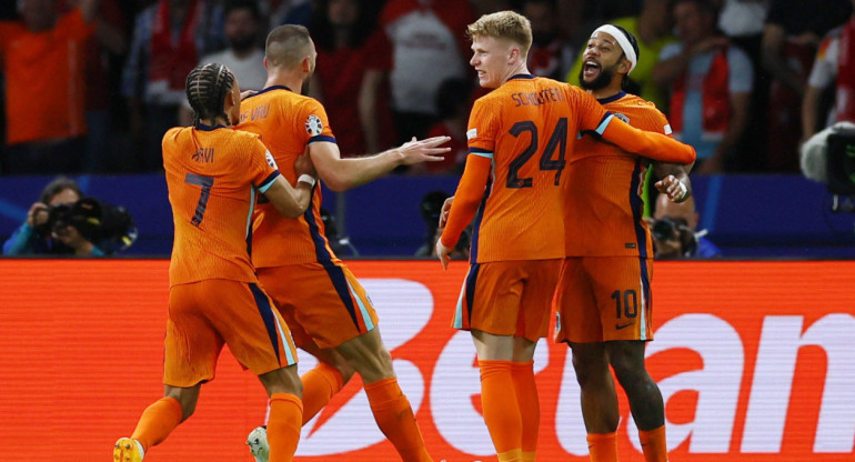 Países Bajos vs Turquía, Eurocopa. Foto: Reuters