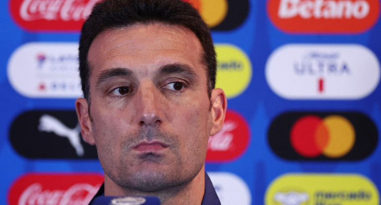 Lionel Scaloni, técnico de la Selección Argentina. Foto: Reuters.