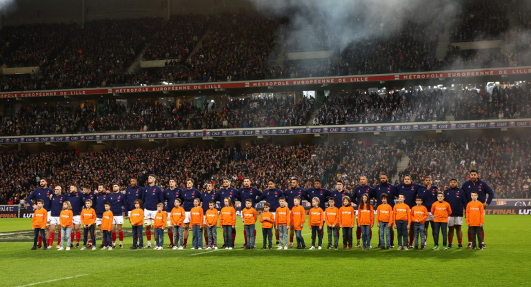 Selección de Francia de rugby. Foto: Reuters.