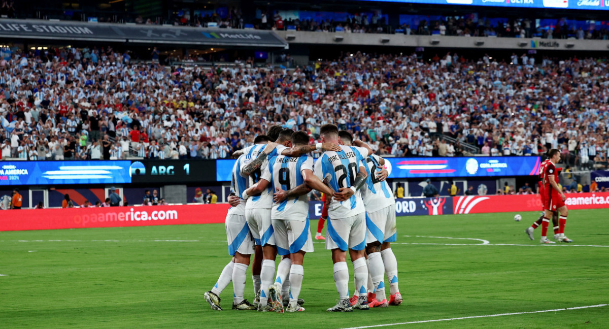 Las mejores imágenes de Argentina-Canadá. Foto: Reuters.