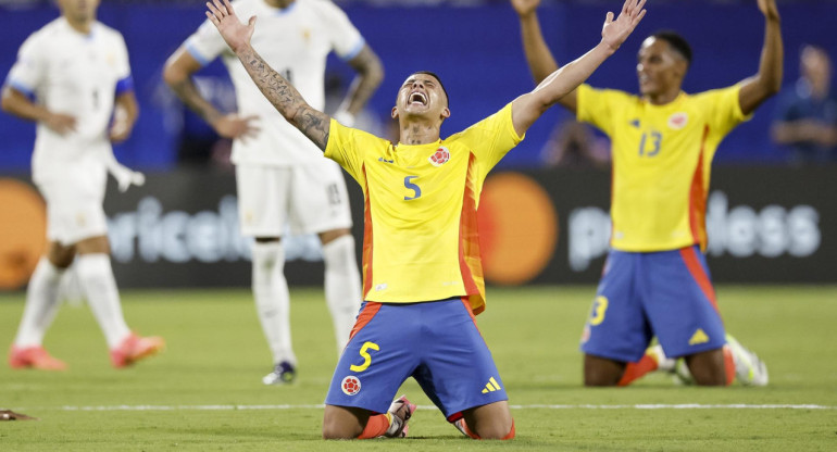 Colombia derrotó a Uruguay y pasó a la final de Copa América 2024. Foto: EFE.
