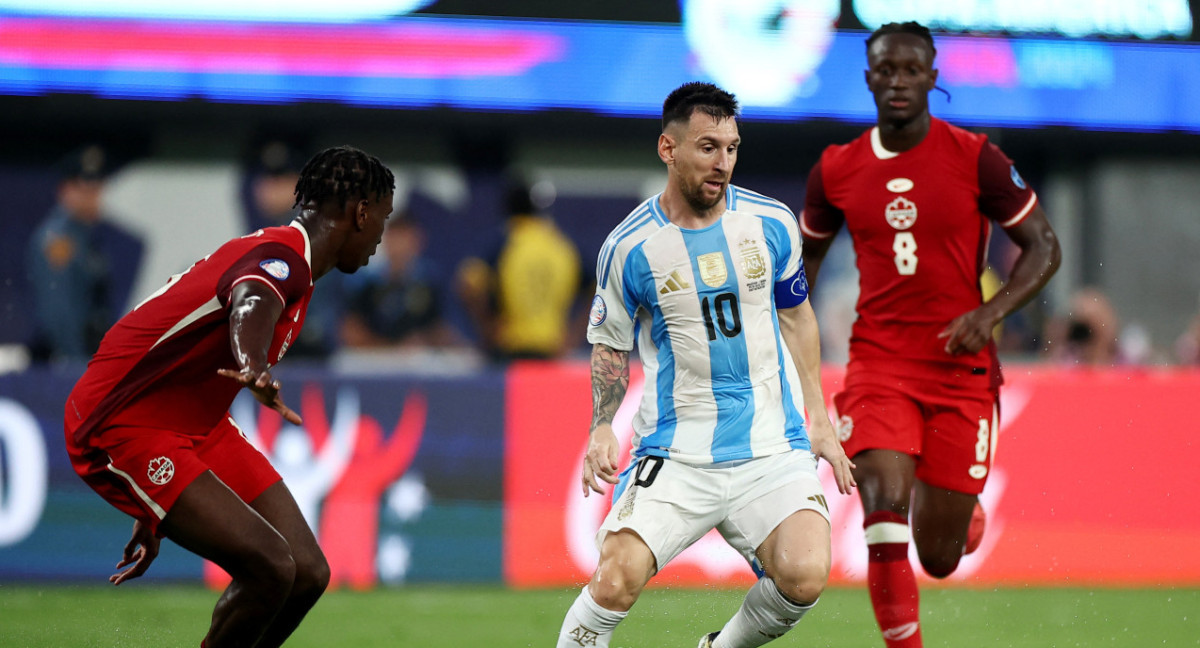 Lionel Messi en la Copa América 2024. Foto: REUTERS.