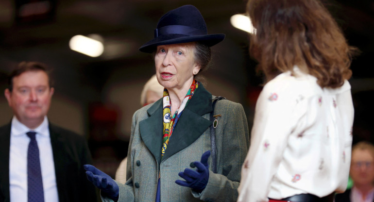 Princesa Ana de Inglaterra en su reaparición pública. Foto: Reuters.