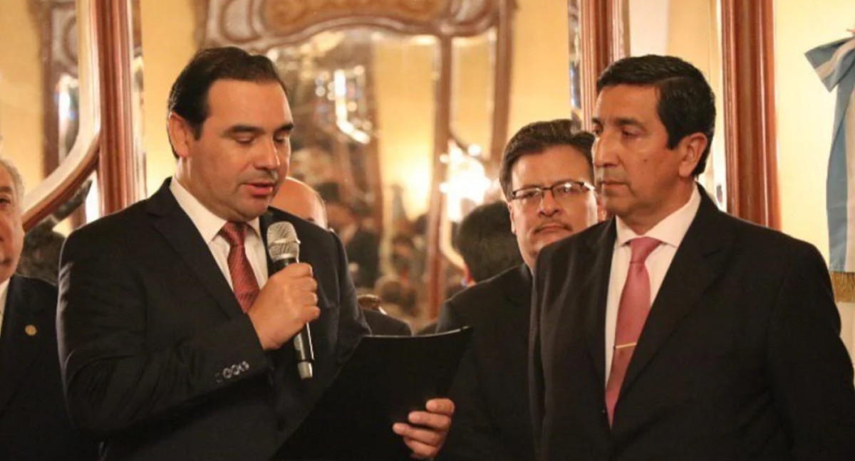 Gustavo Valdés y Buenaventura Duarte. Foto: NA.