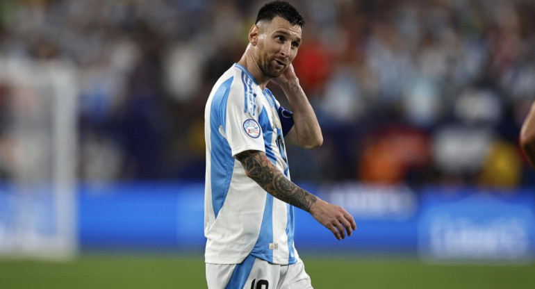 Lionel Messi, Selección Argentina. Foto: EFE