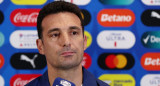 Lionel Scaloni en conferencia de prensa, Copa América 2024. Foto: Reuters