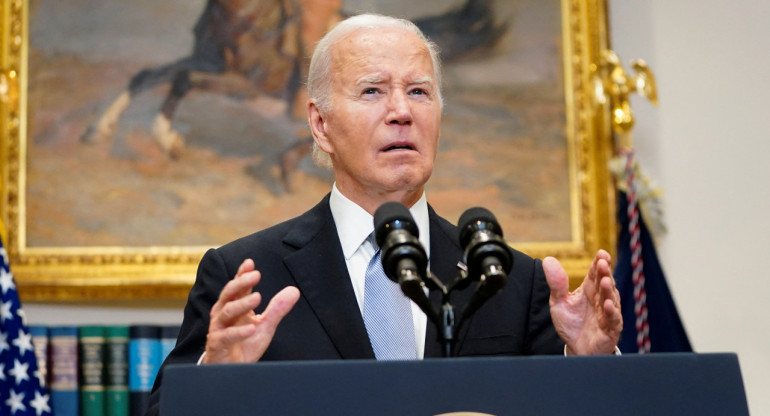 Joe Biden, presidente de Estados Unidos. Foto: Reuters