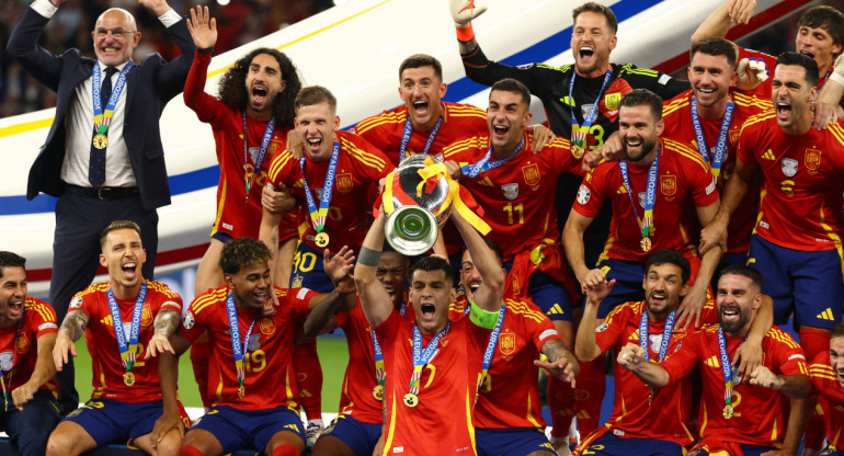 España campeón de la Eurocopa 2024. Foto: Reuters