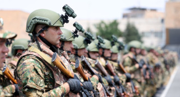 Los ejercicios militares conjuntos entre Armenia y Estados Unidos. Foto: X.