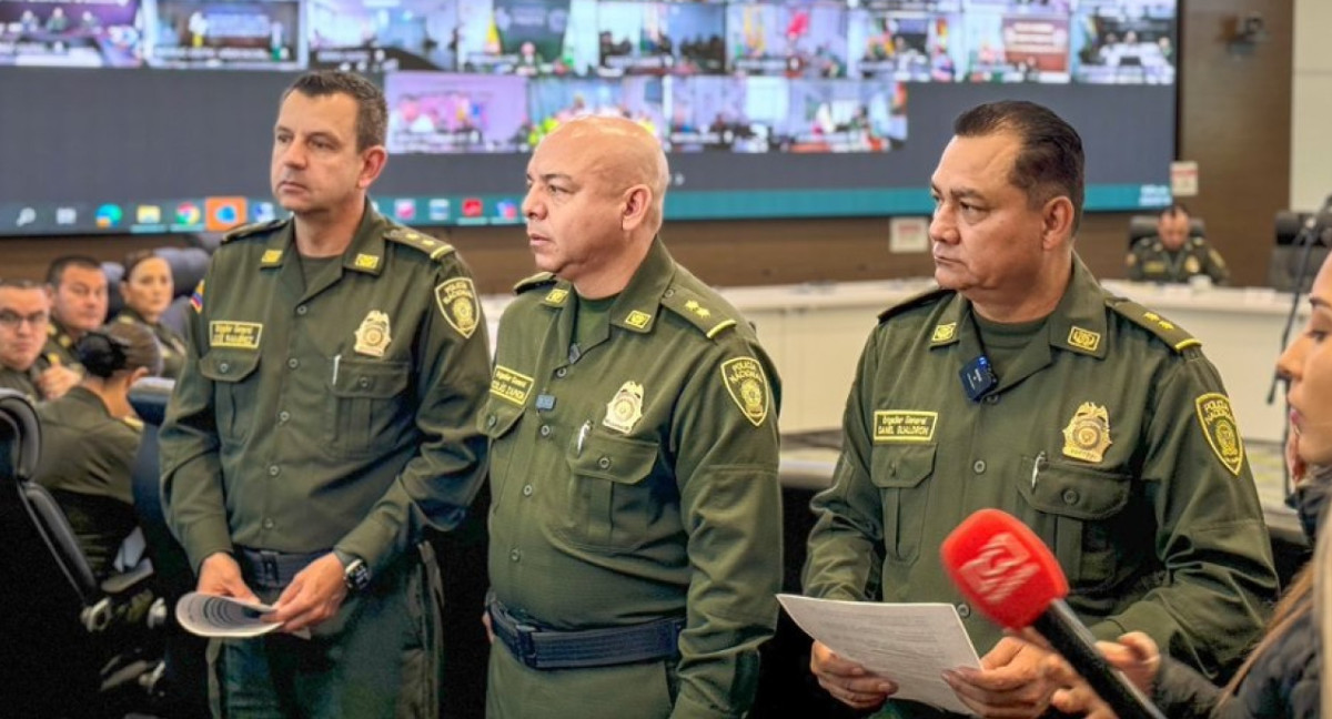 La Policía Metropolitana de Bogotá presentó el saldo de la final de la Copa América. Foto: X