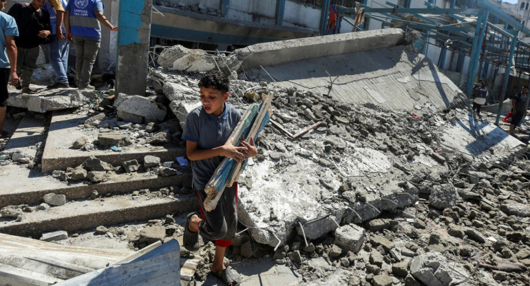 Ataques de Israel a zonas humanitarias de Gaza. Foto: Reuters.