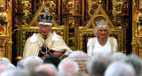 Rey Carlos III y Camila. Foto: Reuters.