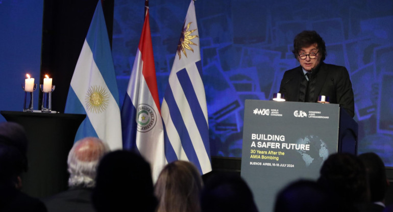 Discurso del Presidente Javier Milei en el Congreso Mundial Judío en Buenos Aires.