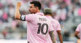 Lionel Messi presente en el Chase Stadium. Foto: NA.