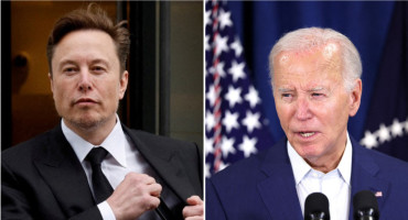 Elon Musk y Joe Biden. Fotos: REUTERS.