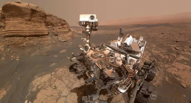 El rover "Curiosity", el vehículo de la NASA que explora Marte. Foto: NASA