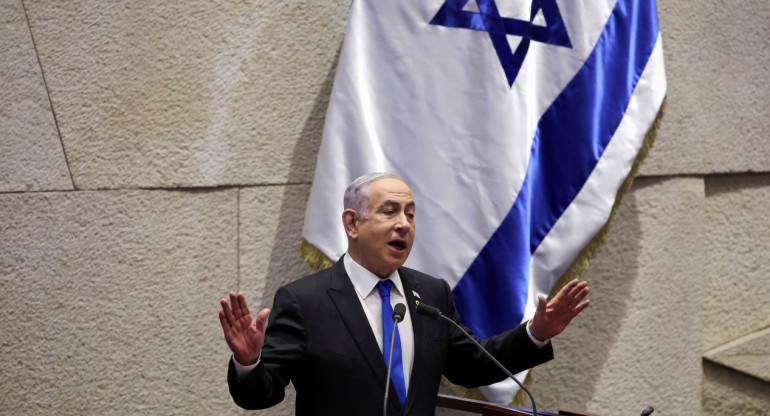 Benjamín Netanyahu, primer ministro de Israel. Foto: Reuters