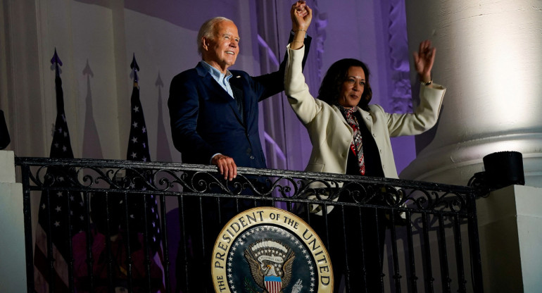 Kamala Harris y Joe Biden. Foto: Reuters