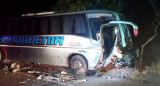 Choque entre un auto y un micro en Córdoba. Foto: gentileza Cadena 3.