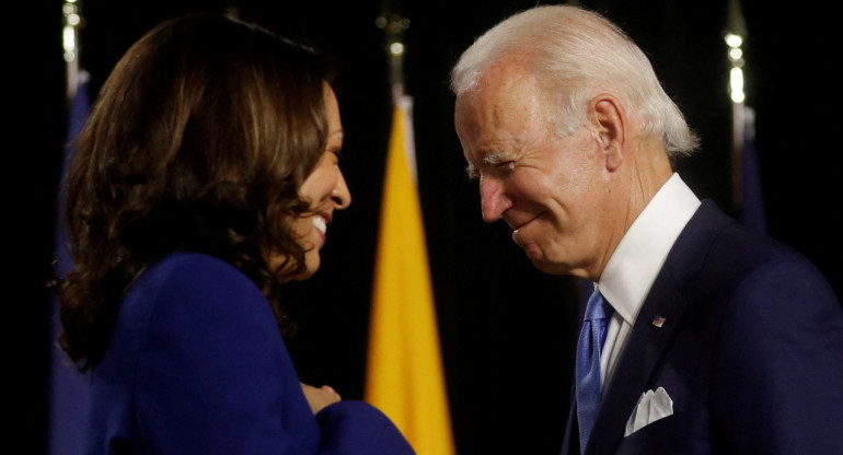 Joe Biden y Kamala Harris. Foto: Reuters.