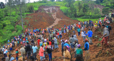 Deslizamientos de tierra en Etiopía deja al menos 157 muertos. Foto: X.