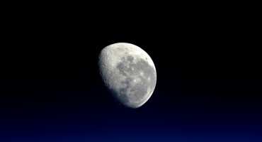 Luna; espacio. Foto: Unsplash.