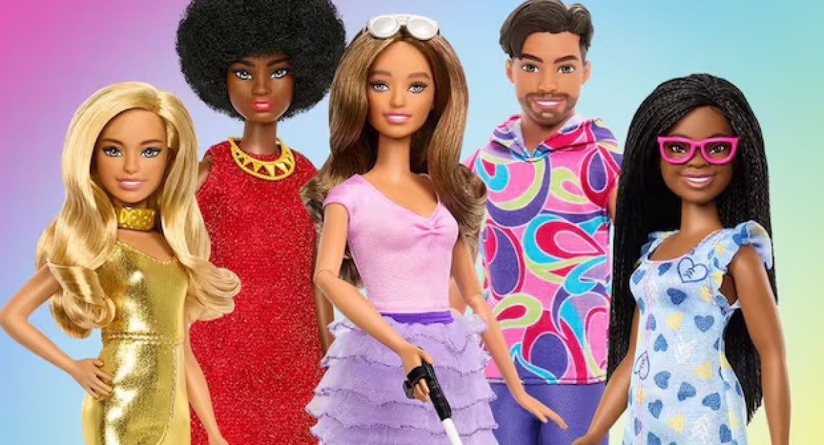 Barbie lanzó muñecas que representan la diversidad. Fuente: Instagram