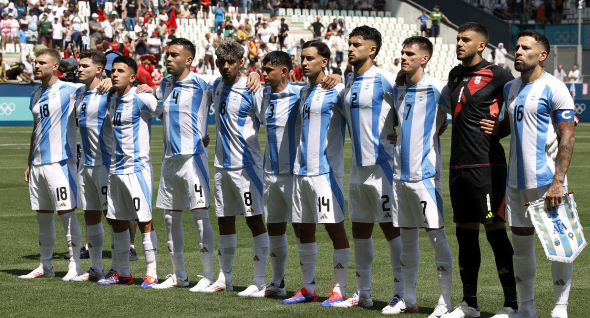 Selección Argentina Sub 23; Juegos Olímpicos París 2024. Foto: Reuters.