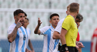 La Selección argentina Sub 23 perdió ante Marruecos. Foto: Reuters.